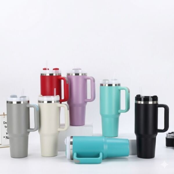 taza de hielo grande con aislamiento frío de paja