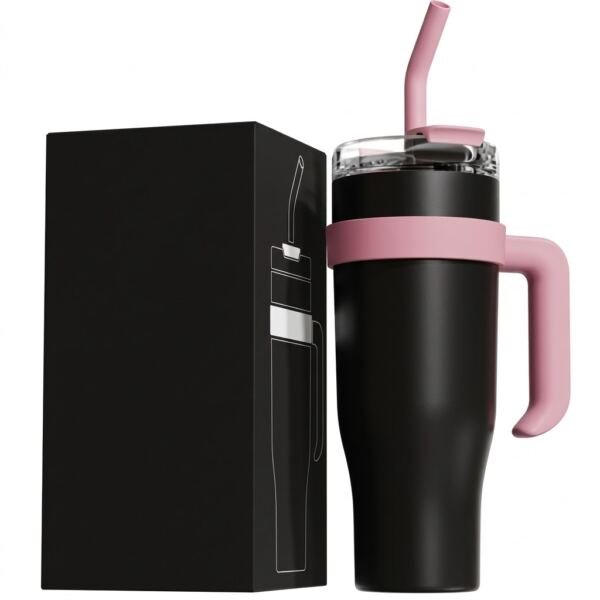 Taza de hielo grande  de acero inoxidable térmico y frío