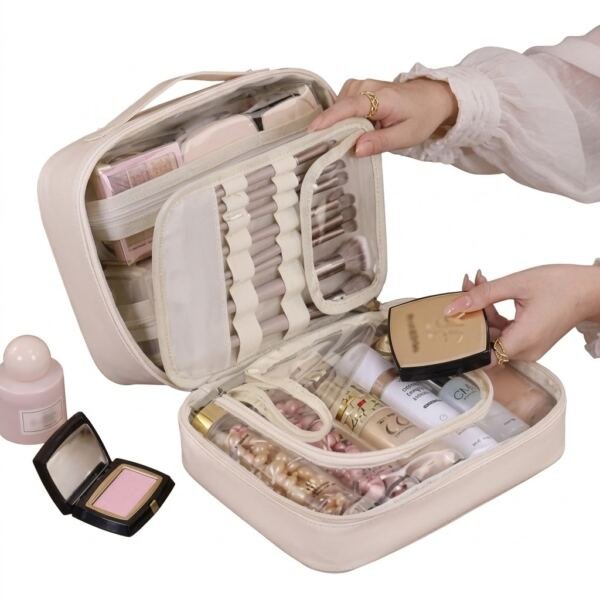 Bolsa de Maquillaje PU Multifunción 5 en 1