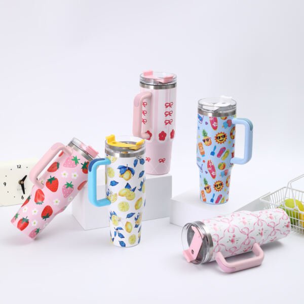 Taza de hielo grande  de 40oz inoxidable