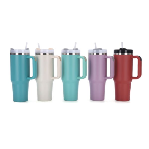 taza de hielo grande con aislamiento frío de paja