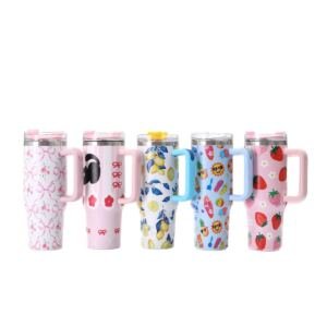 Taza de hielo grande  de 40oz inoxidable